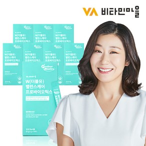 비타민마을 W 더블유 밸런스케어 프로바이오틱스 여성 질유산균 질유래 유산균 8박스 총240포 8개월분, 60g, 8개