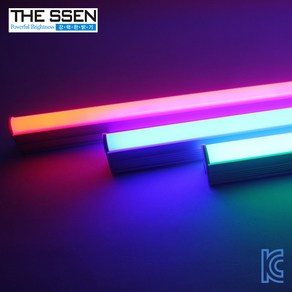 더쎈 LED T5 칼라 형광등 간접조명 청색 적색 녹색 DS