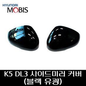 K5 DL3 사이드미러커버(블랙유광) 87616L2000ABP 87626L2000ABP, 1개