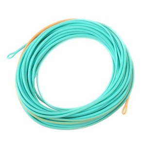 슈팅 헤드 피트 플라이 라인 용접 루프 더블 컬러 플로팅 낚싯줄, I.29ft 625g, 2.Teal Oange, 1개