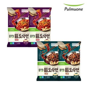 더블식감 도삭면 짜장도삭면 2봉+ 마파도삭면 2봉(2인 480g), 없음, 1개