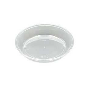 일회용 타원형 덮밥 파스타 샐러드 용기 750ml (투명), 50개, 1개