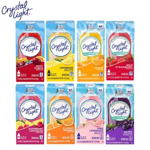 크리스탈라이트 에이드 분말 아이스티 10개(1세트) 15개 맛 Crystal Light