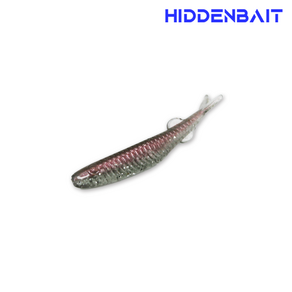 히든베이트 판1.8인치 볼락웜 볼락루어 아징웜 소프트웜, 10개, 0.6g, HS203 RED CLEAR