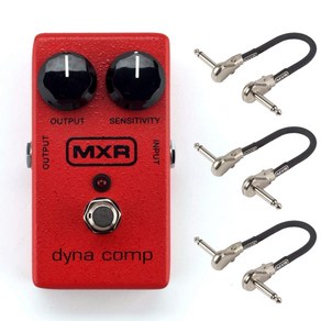 MXR M102 Dyna Comp Compressor Pedal Bundle with 3 MXR MXR M102 Dyna Comp 컴프레서 페달 번들 MXR 패치 케이블 3개 포