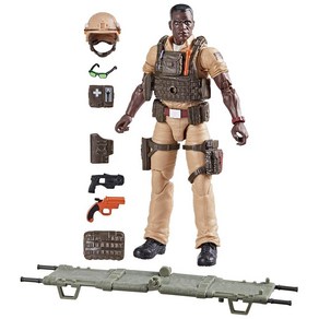 G.I. Joe Classified 시리즈 #122 Cal Doc Gee 수집용 15.2cm(6인치) 액션 피규어 액세서리 7개 포함, 1개