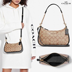 코치 테리 시그니처 레더 숄더 CA548 Tei Signatue Leathe Shoulde Bag