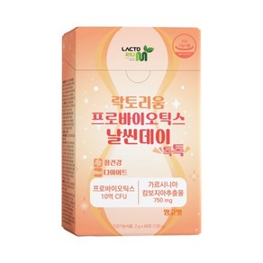 락토리움 프로바이오틱스 날씬데이 톡톡 가르시니아 유산균, 120g, 1개