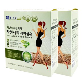 종근당 프락토올리고당 섬유질 함유 쾌변엔 차전자피 식이섬유, 180g, 2개