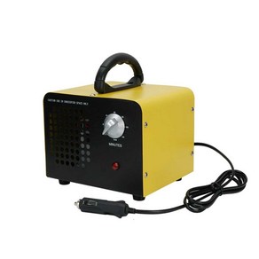 12V 차량용 오존 발생기 살균 탈취 소독 냄새 제거, 노란색(12V5g)