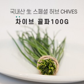 국내산 생차이브 골파 약100g 지금은 연한시기입니다., 1개