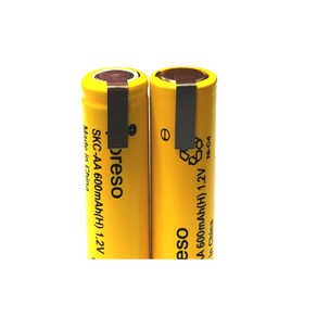 PORESO SKC-AA 600mAh 2.4V 2N 직렬 단자타입 Ni-CD 니켈카드뮴 필립스 면도기 바리깡 배터리 충전지 리필배터리