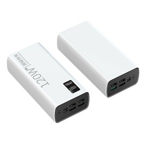 GLO 전동웨건 배터리 휴대용 보조배터리 시간 6시간 3시간, 20000mAh, 블랙, 1개