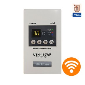 우리엘전자 UTH-170WF 와이파이 온도조절기 필름난방용 조절기 (wifi모듈 일체형)