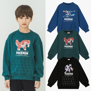 오후 중계점 *포캣몬 캐릭터 상품 30%SALE* 포캣몬 포켓 융기모 맨투맨 (3Color) 겨울에도 포켓몬은 못참지~ 만점 기모 맨투맨 티셔츠 5~13세