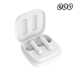 QCY 노이즈 캔슬링 블루투스 이어폰, QCY-T13 ANC APP, 화이트