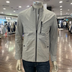 [기간한정세일~] 트레몰로 (주)세정 남성 이월 초특가 *23년 봄 초가을 깔끔 화사한 뉴트럴그레이 스판 스탠드 넥 캐주얼 점퍼 -7881 트레몰로7881