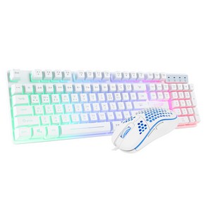 지클릭커 슈퍼히어로 에어 GMK-270 RGB 게이밍 키보드 마우스 세트