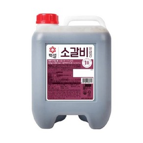 CJ 제일제당 백설 소갈비양념 10kg 고기 소스 양념, 1개