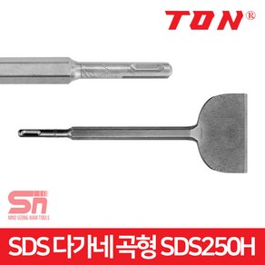 TON 톤 타일 다가네 곡형 스크래퍼 90x250mm SDS250H, 1개