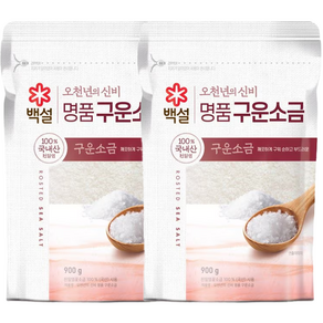 (상온)[백설]오천년의신비 명품구운소금900g, 900g, 2개