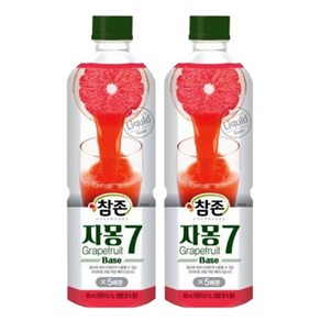 참존식품 자몽7베이스 835ml, 2개