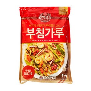 [농협하나로마트] 씨제이 백설부침가루1KG, 1kg, 1개