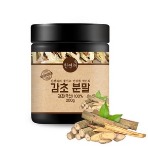 국산 감초 분말 가루 200g, 1개