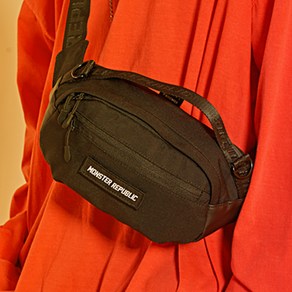 몬스터리퍼블릭 SECURITY WAIST BAG / BLACK