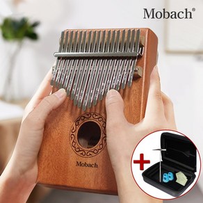 Mobach 칼림바 마호가니 17음계 카림바 입문용 + 하드케이스 풀구성 세트