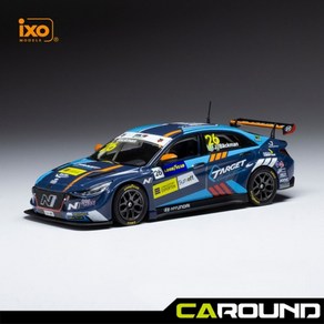 ixo 1:43 현대 엘란트라(아반떼) N TCR No.26 2021 포르투갈 WTCR J.Backman (GTM158A)