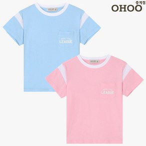 오후 중계점 *24년 S/S신상 50%SALE* 스포티 배색티 (2Colo) 스포티한 무드와 깔끔 배색 디자인 매일 입고 싶은 아동 공용 데일리 반팔티셔츠 7~13세
