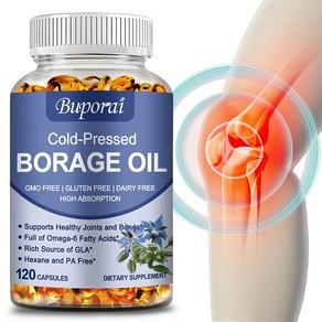 Buporai 블랙 커민 씨드 오일 1000mg 피부 머리카락 관절 및 뼈를 지원합니다 60/120 캡슐