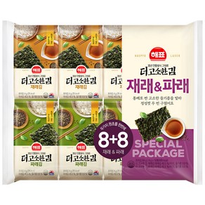 해표 더고소한김 혼합16봉 (재래8+파래8), 1개, 64g