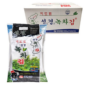 지도표 성경김 녹차김 전장김, 60g, 20개