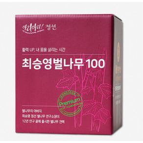 정선 벌나무즙 건강즙 산겨릅나무 진액 100ml 30포