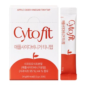 싸이토핏 애플사이다비니거 티니탭, 1박스, 24g