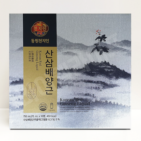 동원천지인 산삼배양근 선물세트 75ml X 10병(쇼핑백포함), 10개