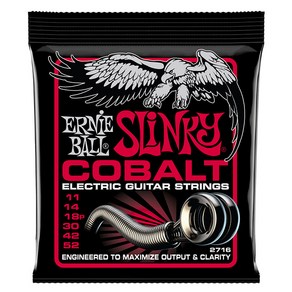 Enie Ball - Buly Slinky Cobalt Electic / 어니볼 일렉기타 스트링 011-052 (P02716), *, *, *, 1개