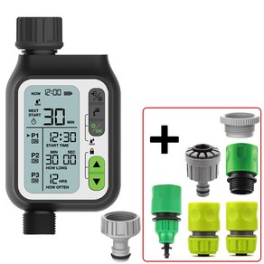 다이모공구 스마트 디지털 관수 타이머 자동급수, 6.관수타이머 레인센서(세트), 1개