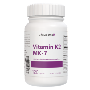 Longlifenuti VitaCosmoX 내추럴 비타민 K2 With MK-7 100mcg 베지 120캡슐, 120개입, 120정, 1개