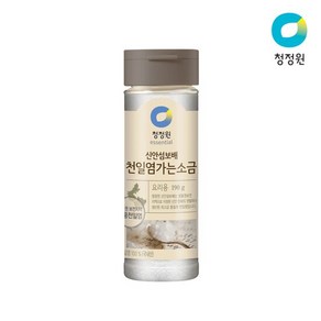 청정원 천일염 가는소금 190g, 1개