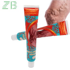 하지정맥크림 붓기크림 천연 정맥류 연고 혈관염 정맥염 거미 통증 완화 드레싱 의료 석고 바디 수리 케어 크림, 1개