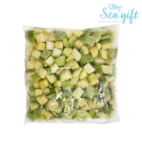 [씨기프트]냉동 애호박 다이스 10kg(1kg X 10팩) 찌개용 볶음용 손질 간편 채소, 10개, 1kg