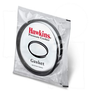 Hawkins Gasket Fo 3.5 Lite To 8 Lite Except Wide Hawkins Pessue Cookes  3 Lite To 7 Lite, 1개, Black