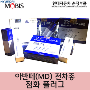 더뉴아반떼 점화플러그/1884610060/아반떼LPI 스파크플러그/점화플러그/순정부품/아반떼MD/18846 10060/1885508060/1884611070/순정플러그/아반떼, 18855-08060, 1개