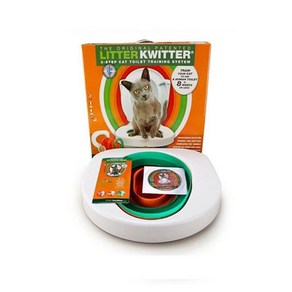 chunkeer 고양이 화장실 고양이 변기 배변훈련키트 애묘 반려동물 훈련기계 35호 CjxFLMR, 1개
