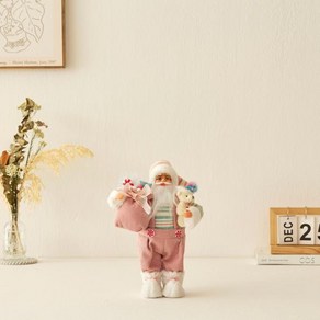 산타 핫 크리스마스 클로스 인형 장식품 작은 선물, 1개, 3) 30Cm pink