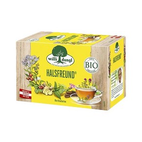 Willi Dungl Halsfeund Hebal Tea 윌리둥글 할스프런드 허벌 티 40g 2개, 1세트, 2개입