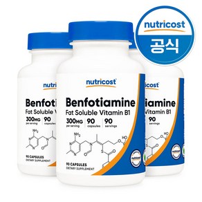 뉴트리코스트 벤포티아민 300mg 90캡슐 3개, 90회분